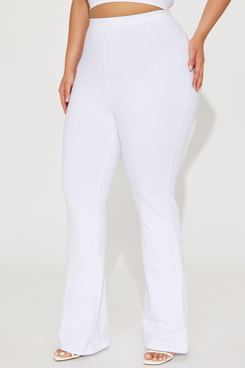 Adriana Flare Pant - White