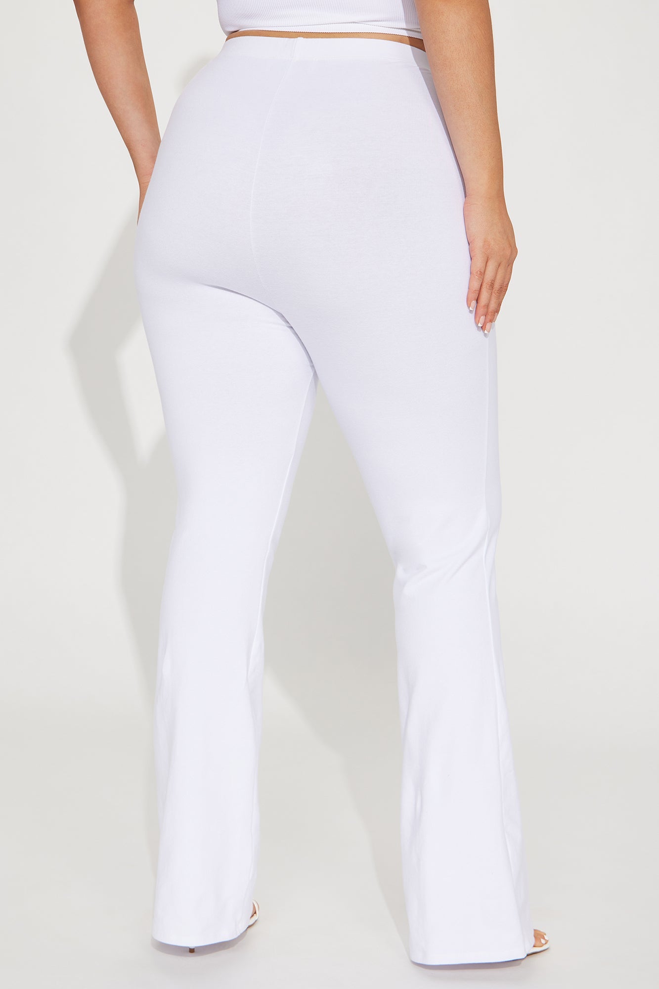 Adriana Flare Pant - White