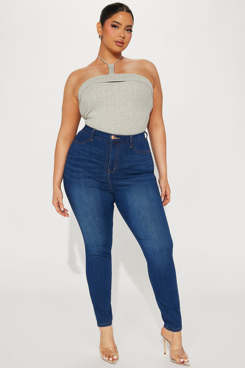 Emma Super Stretch High Rise Skinny Jean - Medium Wash