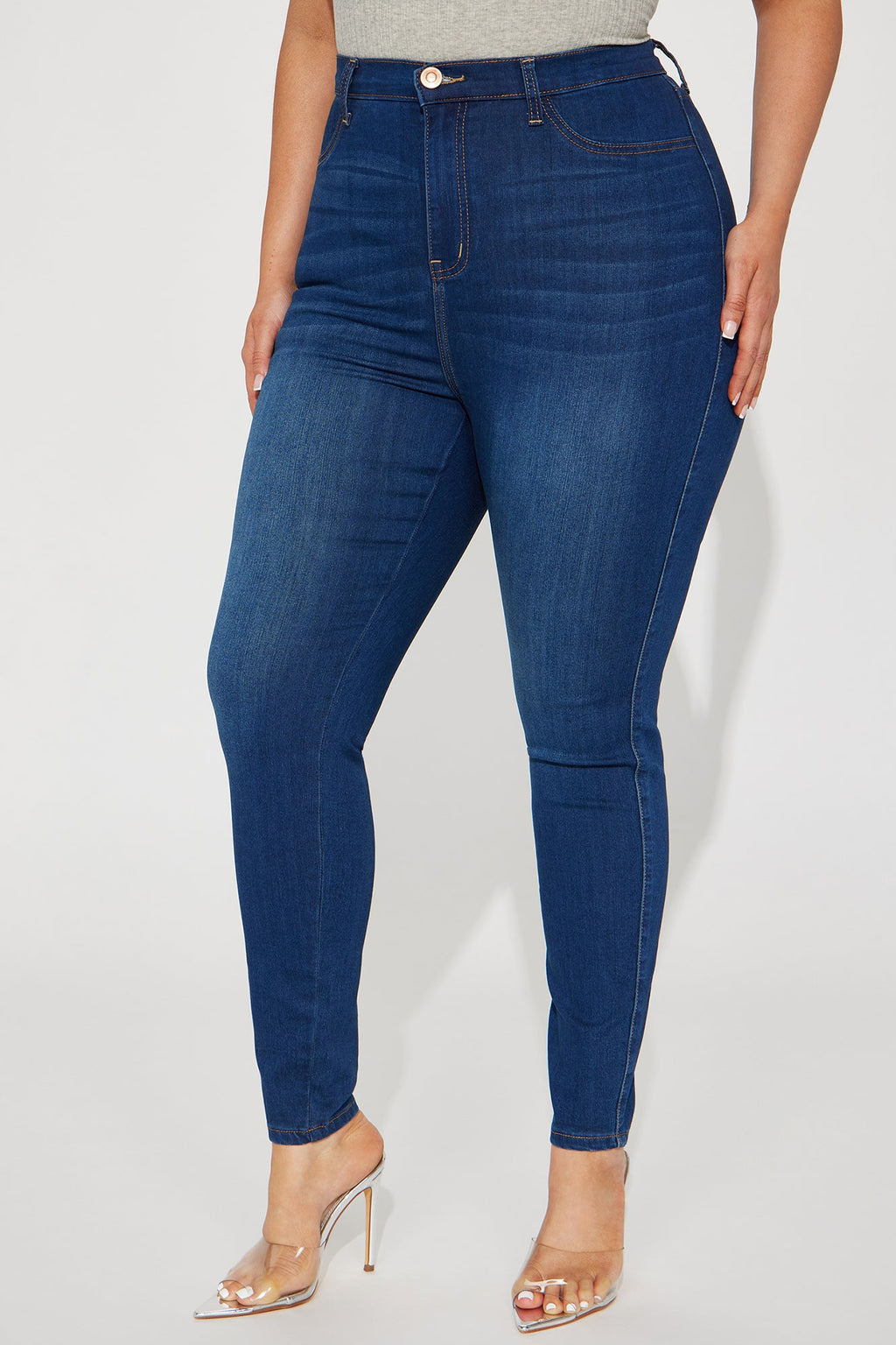 Emma Super Stretch High Rise Skinny Jean - Medium Wash