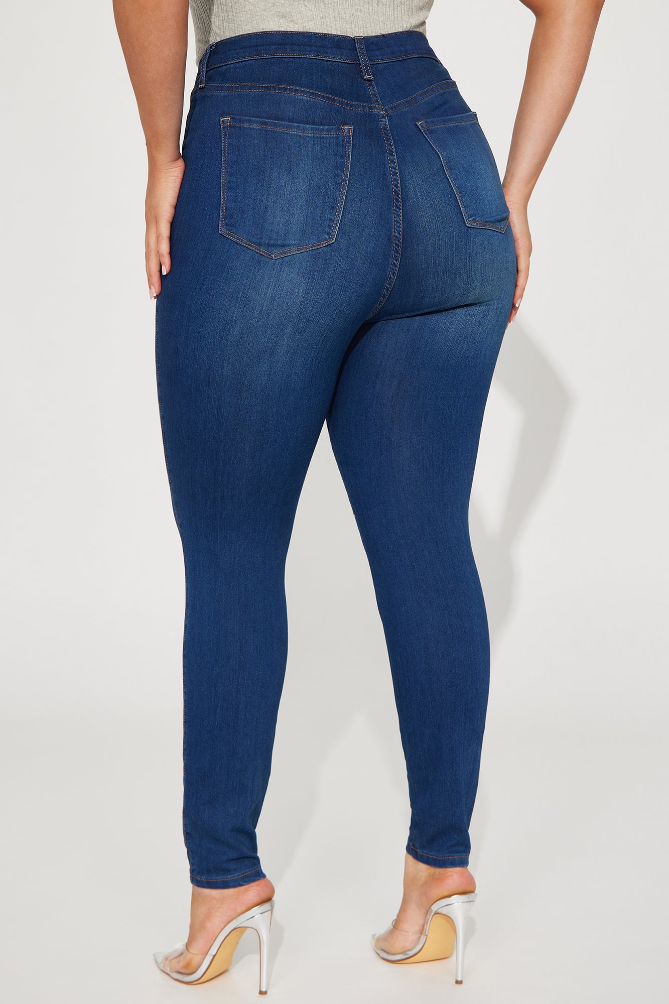 Emma Super Stretch High Rise Skinny Jean - Medium Wash