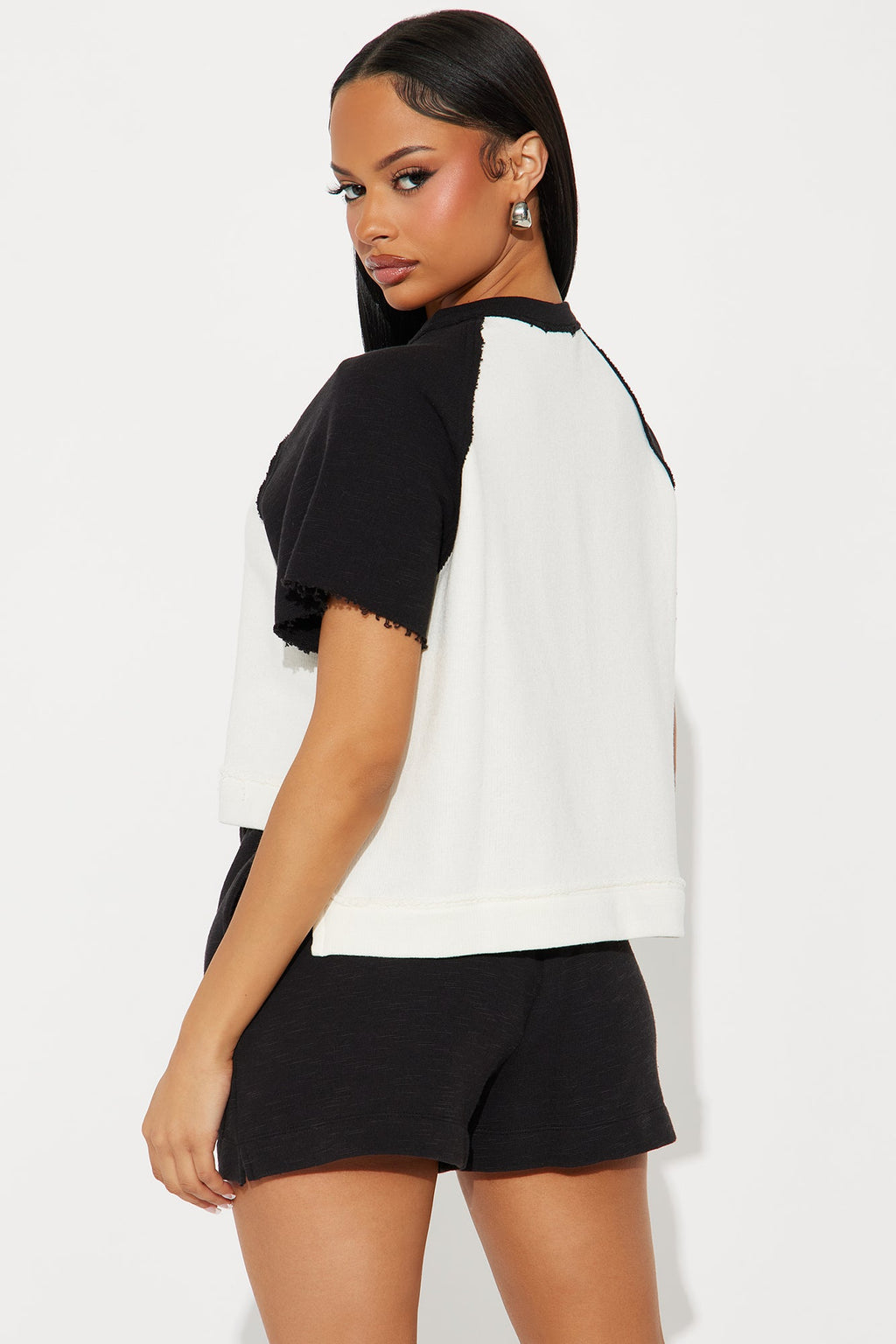 Chill Moment Short Set - Black/combo