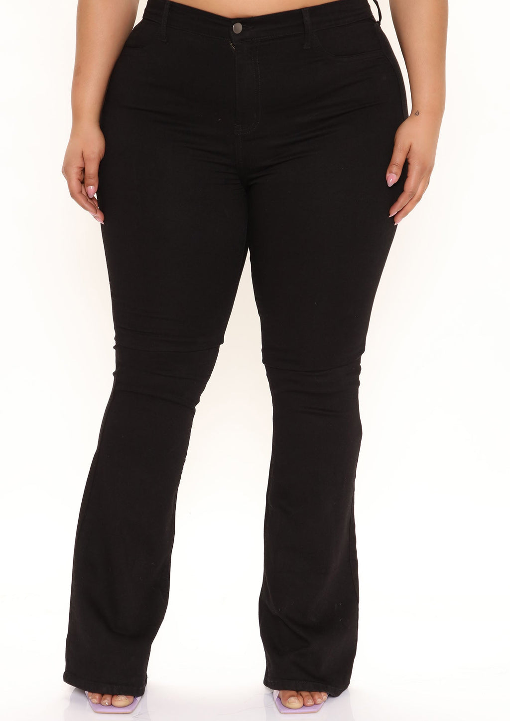 Tall Deep In My Soul Flare Jeans - Black