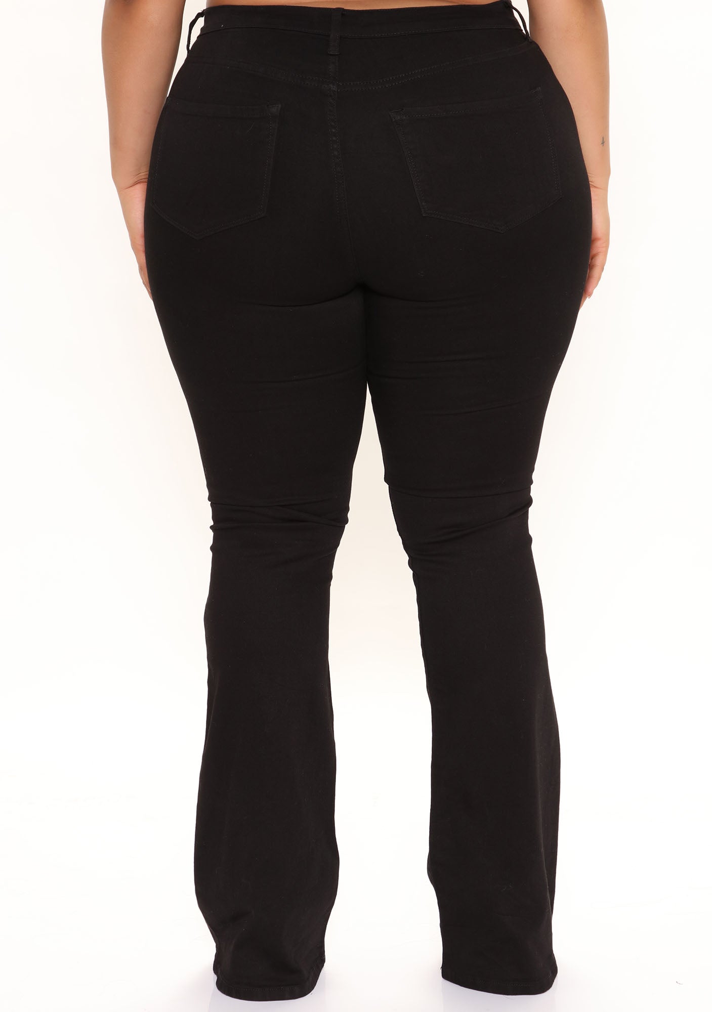 Tall Deep In My Soul Flare Jeans - Black