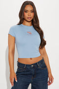 Amalfi Coast Prawns Baby Tee - Light Blue