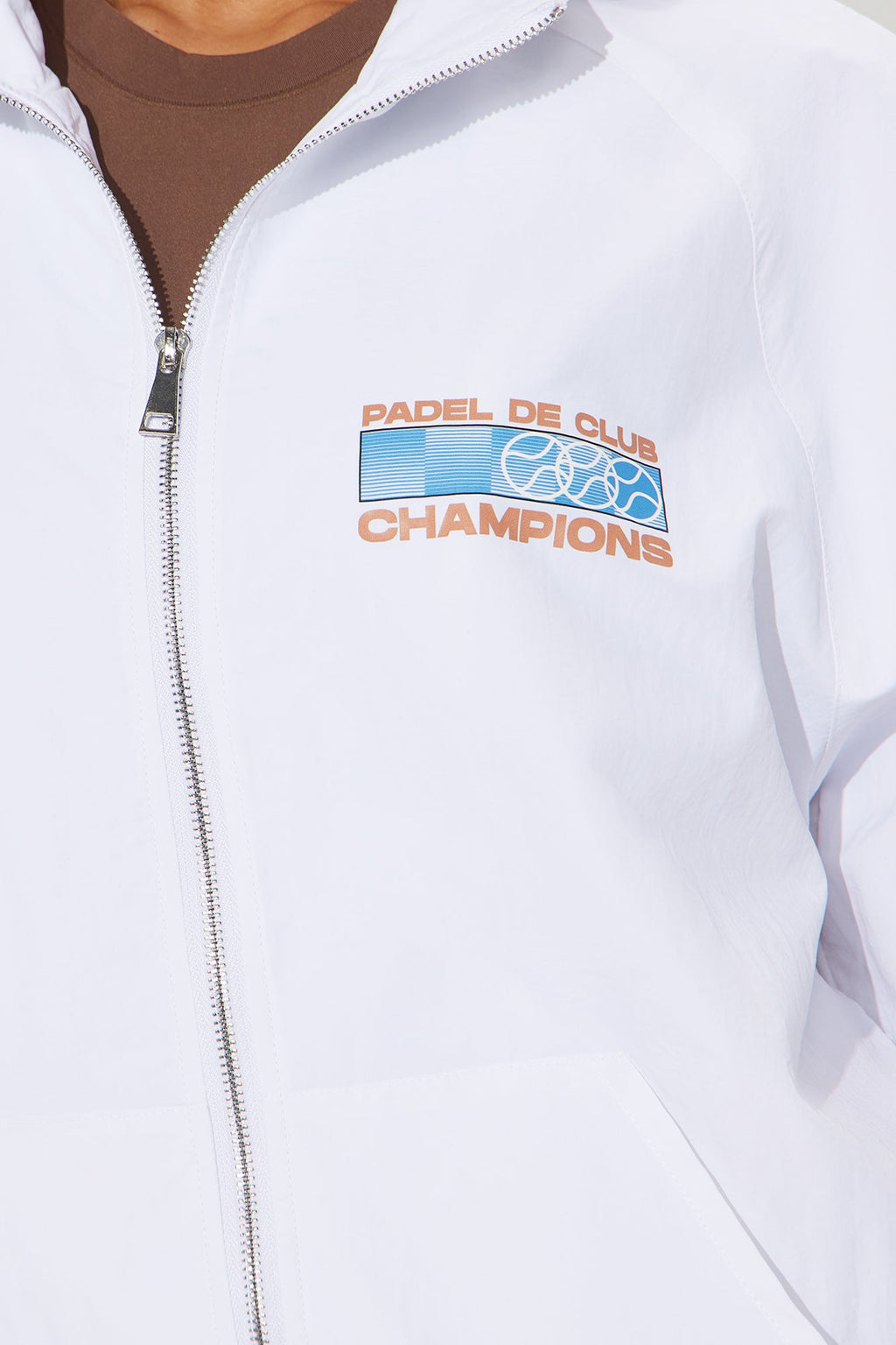 Champions Athletic Sporty Windbreaker - White