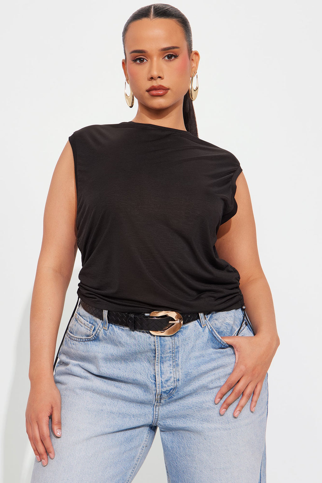 Everyday Active Slub Tank - Black