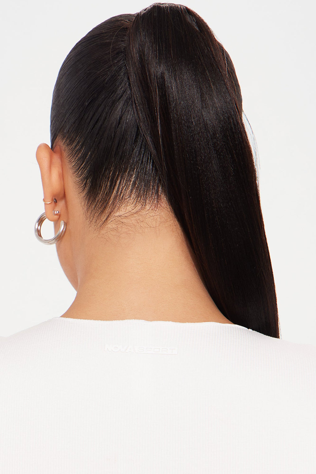 Clubhouse Crew Seamless Ribbed Active Top - White