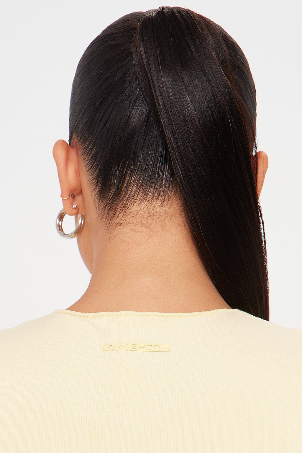 Clubhouse Crew Seamless Ribbed Active Top - Butter Yellow