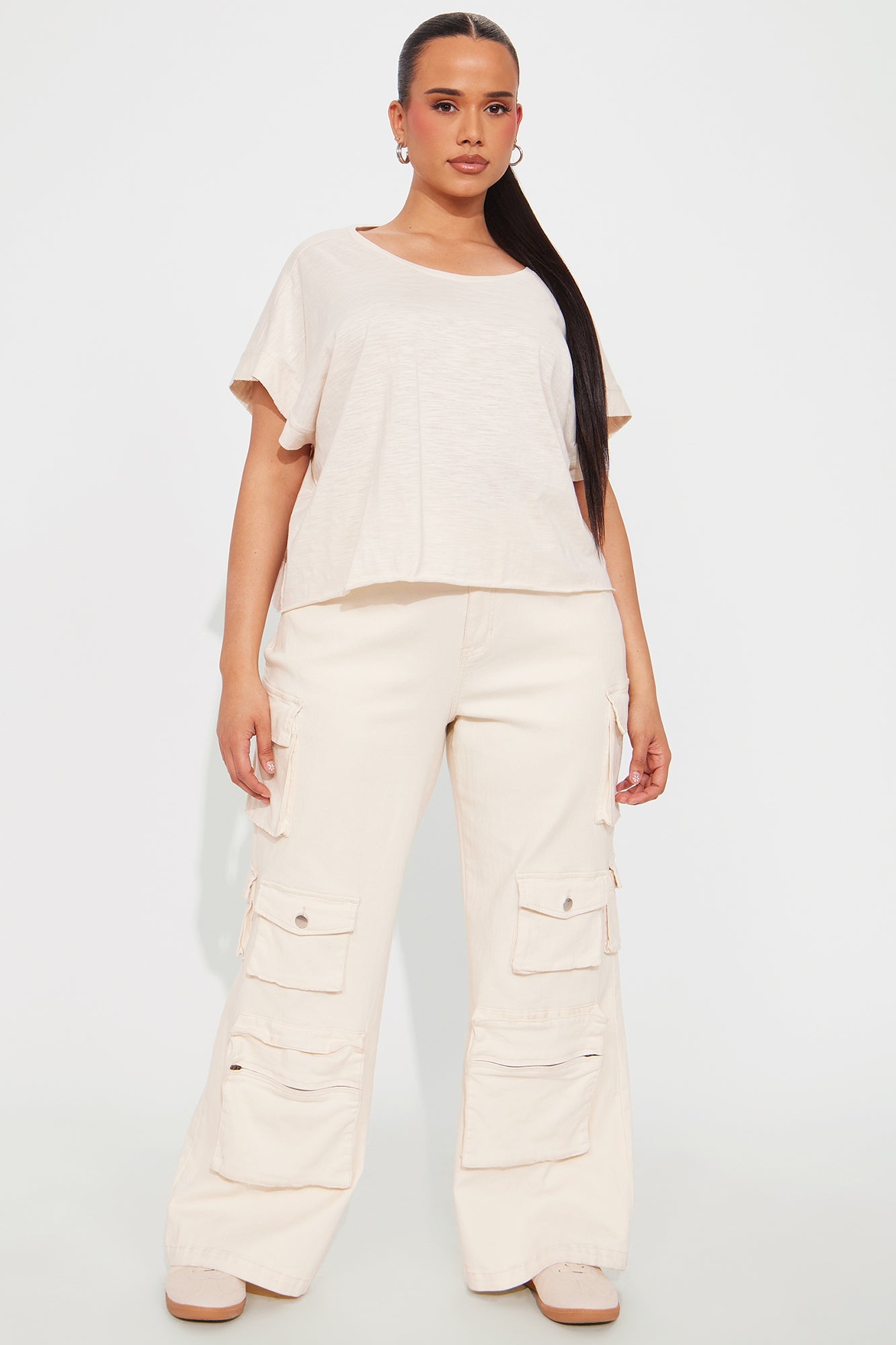 Everyday Active Slub Tee - Cream