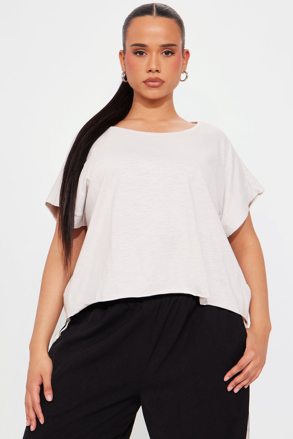 Everyday Active Slub Tee - Heather Grey