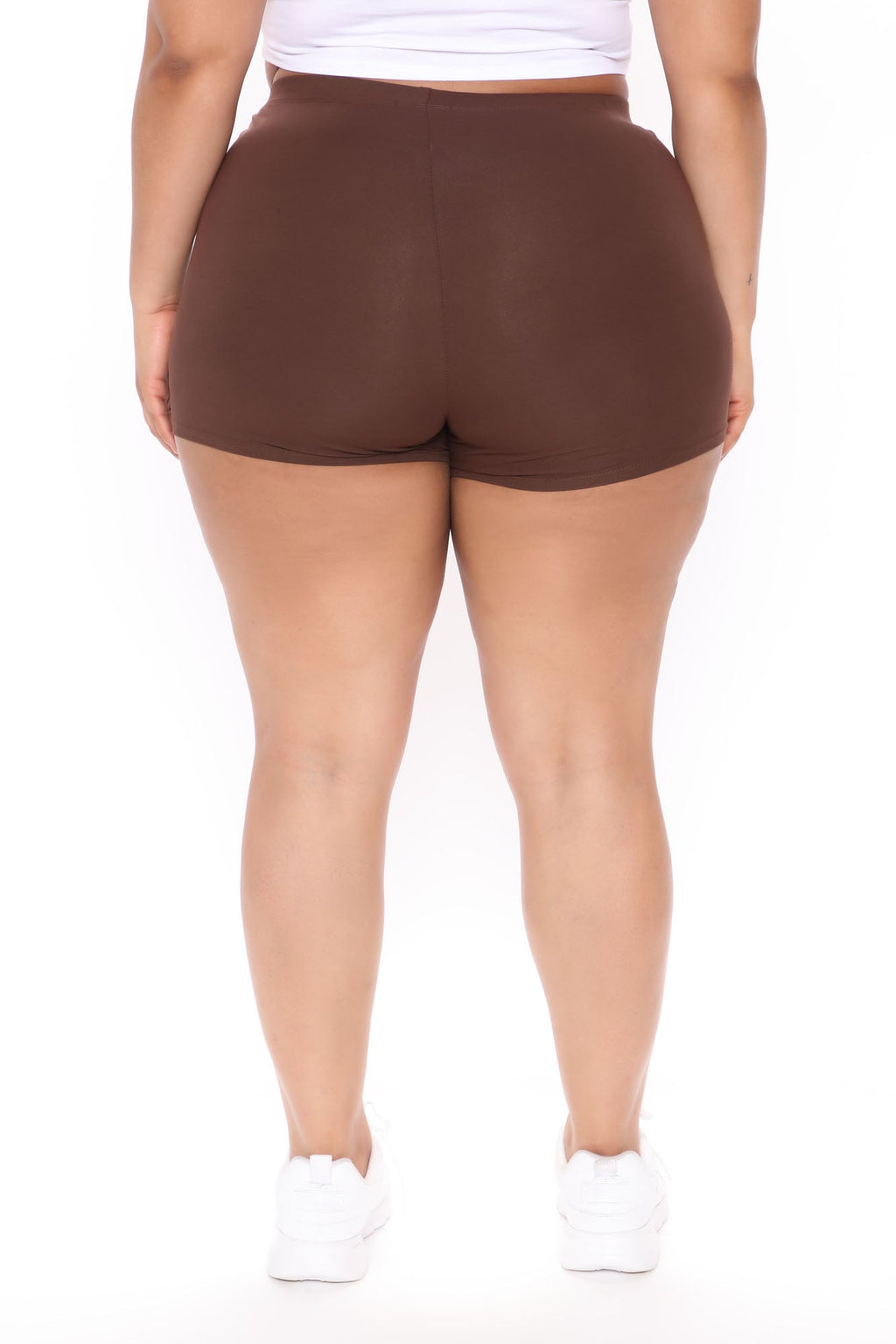 Plain Jane Mini Shorts - Chocolate