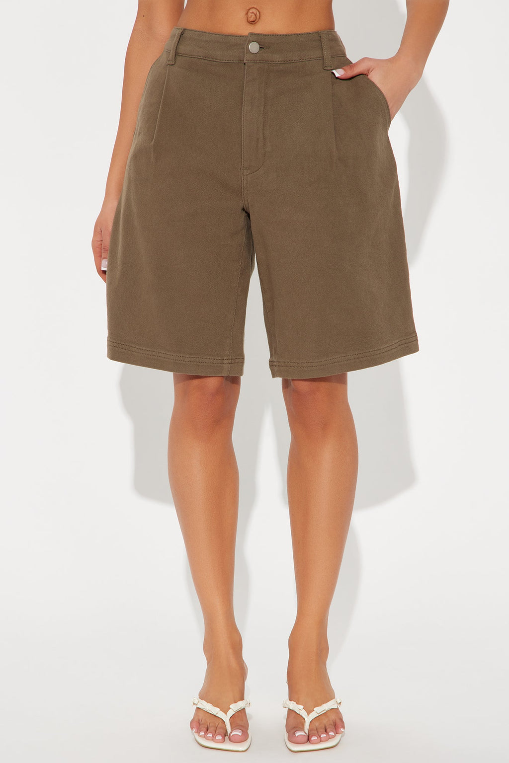 Adessa Bermuda Short - Olive