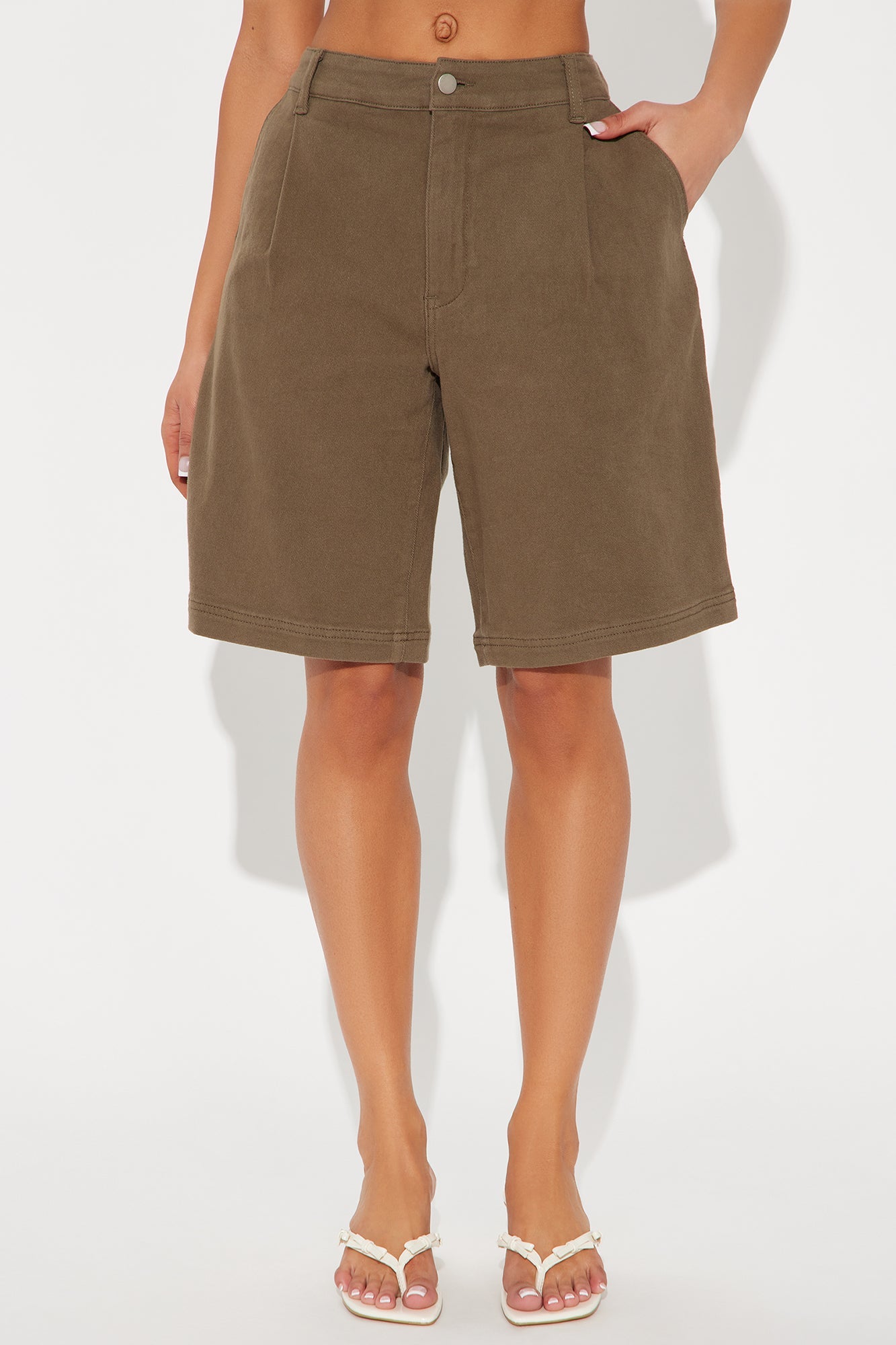 Adessa Bermuda Short - Olive