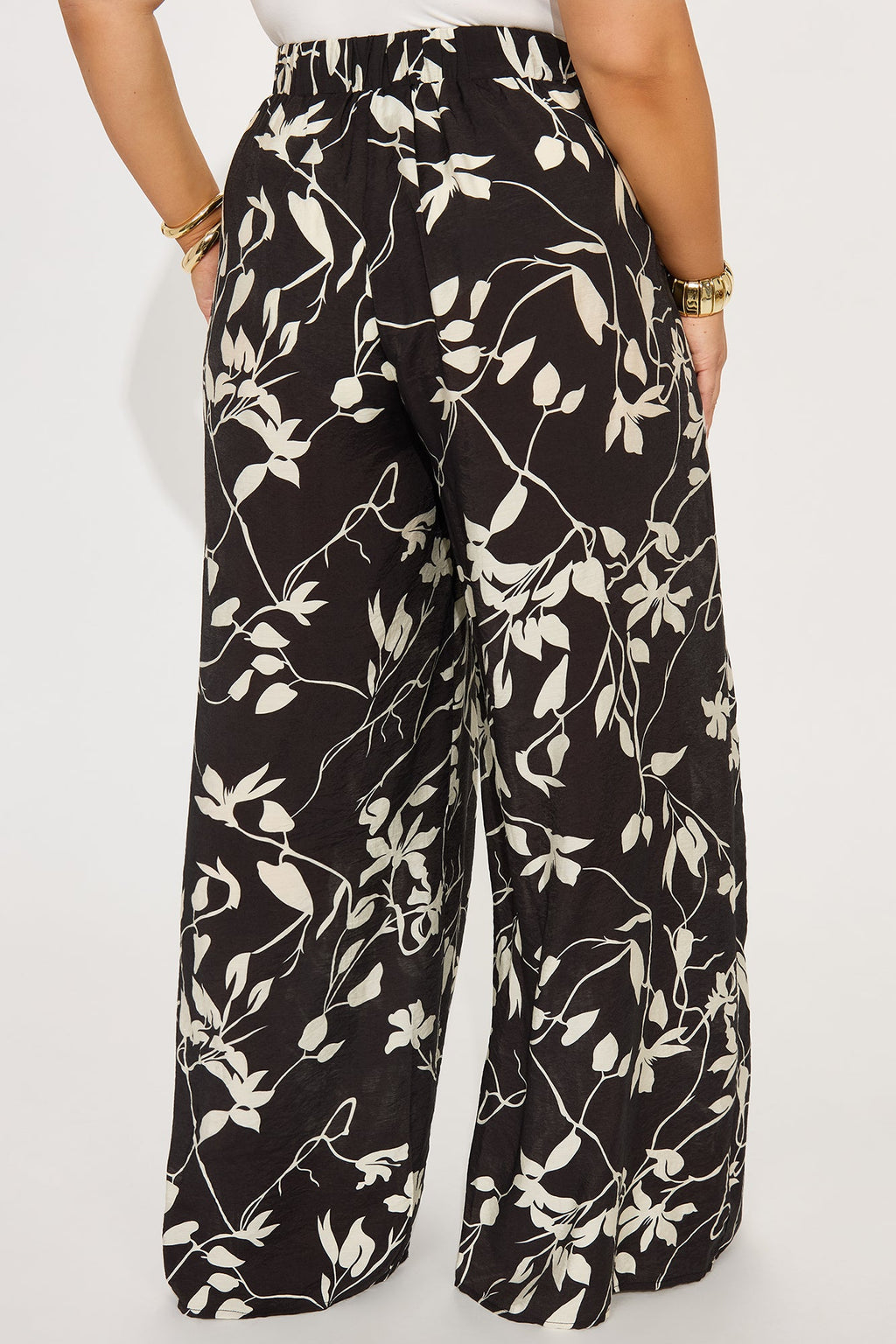 Beautiful Moments Wide Leg Pant - Black/White