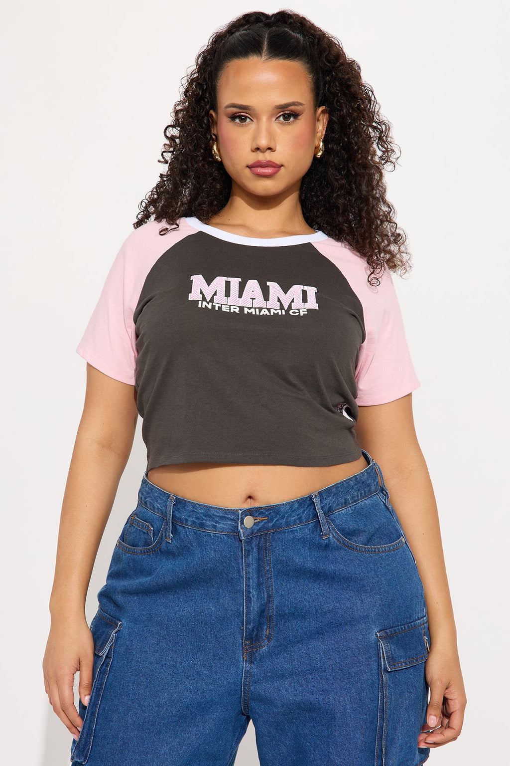 MLS Inter Miami Raglan Tee - Pink/combo