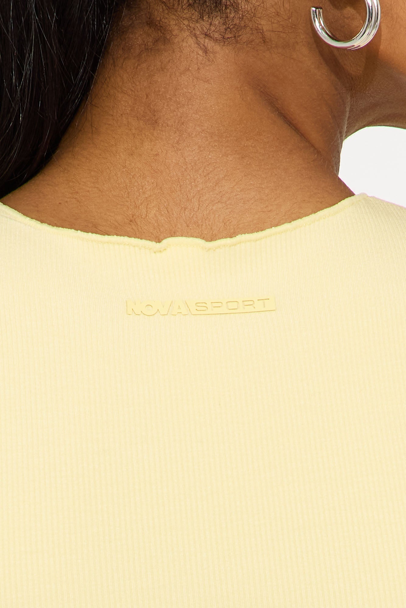 Clubhouse Crew Seamless Ribbed Active Top - Butter Yellow