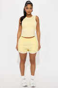 Clubhouse Crew Active Short - Butter Yellow