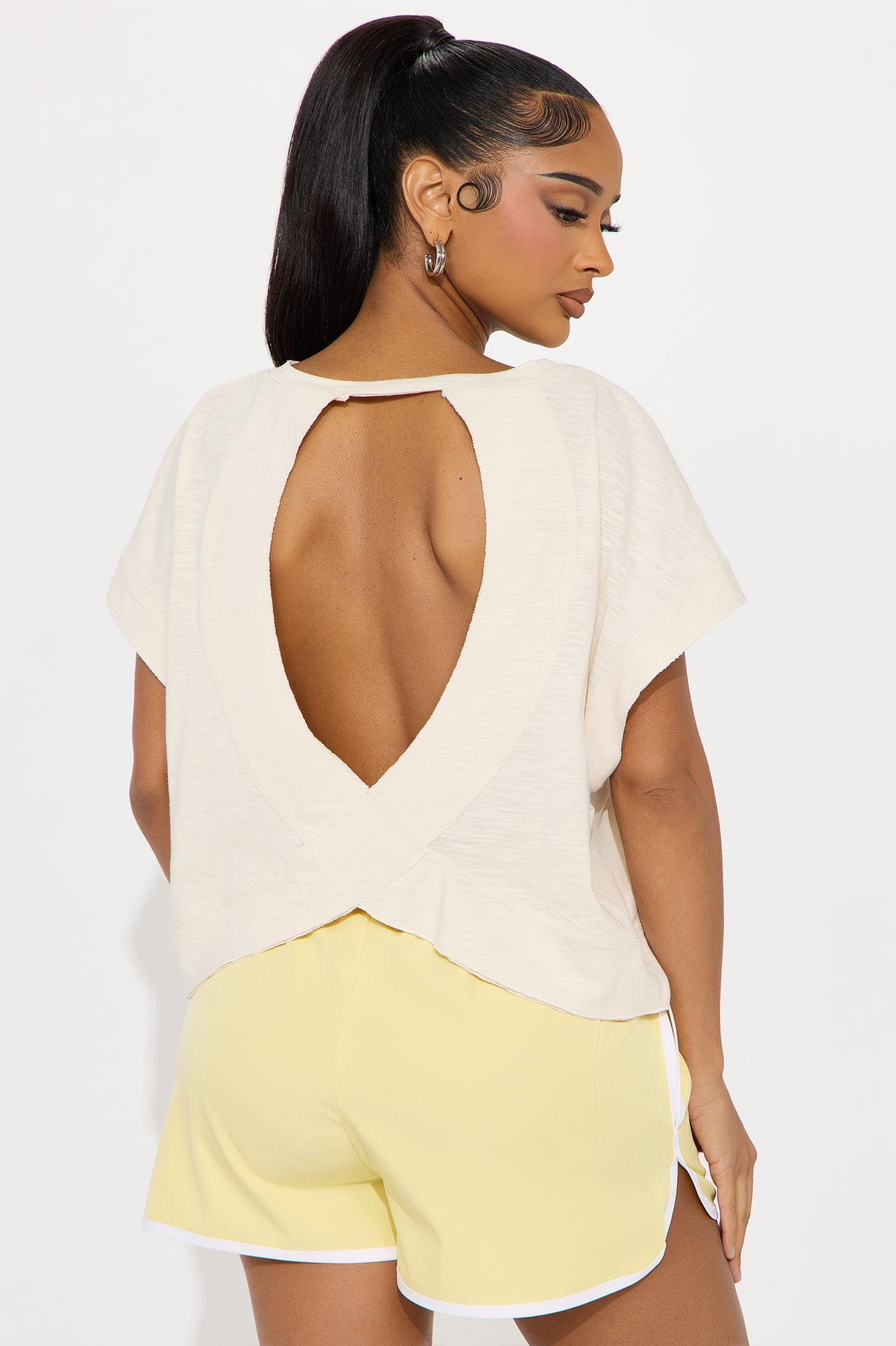 Everyday Active Slub Tee - Cream