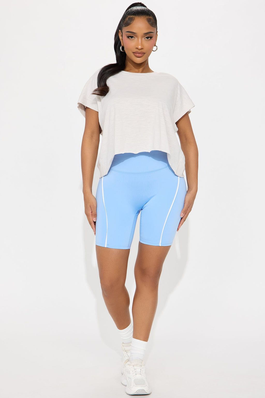 Everyday Active Slub Tee - Heather Grey