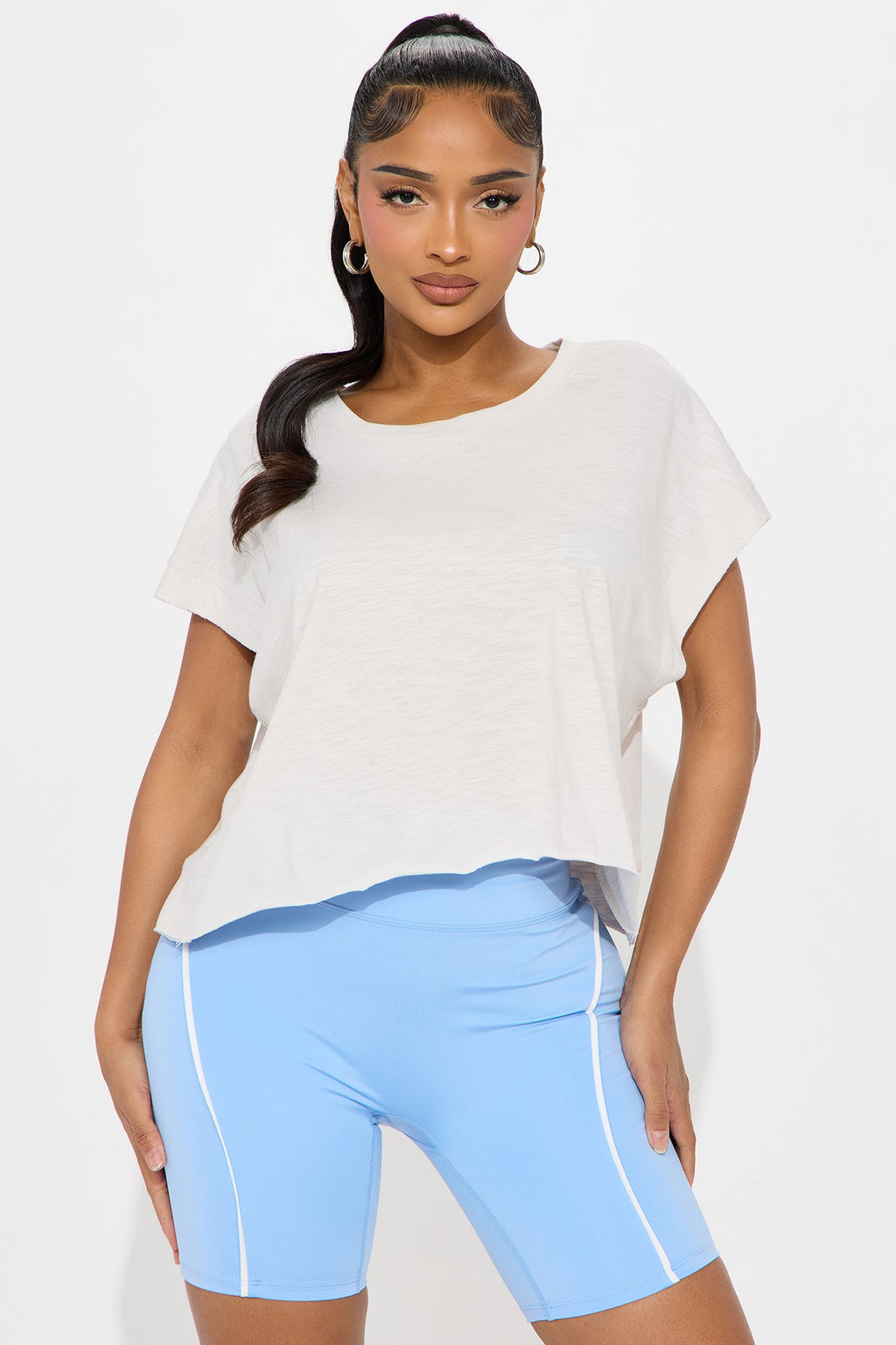 Everyday Active Slub Tee - Heather Grey