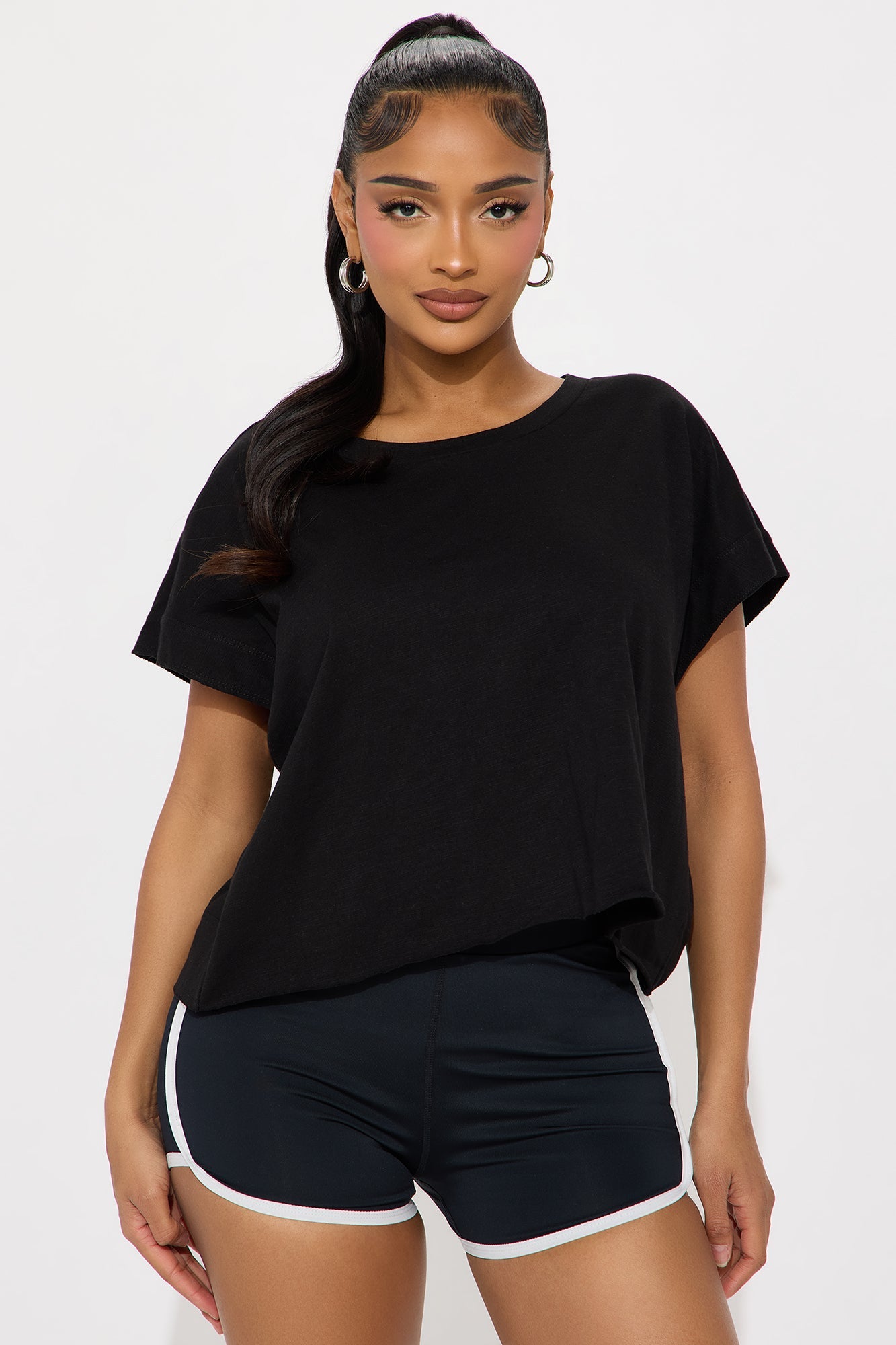 Everyday Active Slub Tee - Black