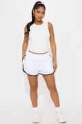 Clubhouse Crew Active Short - White