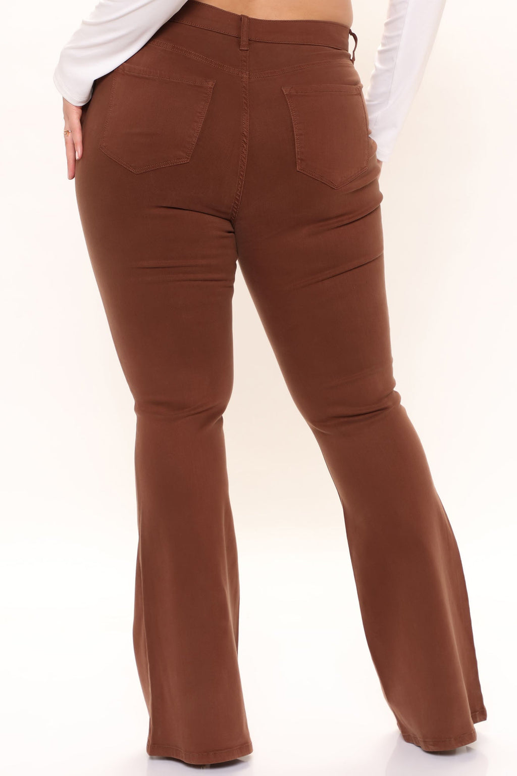 Deep In My Soul Flare Jeans - Brown