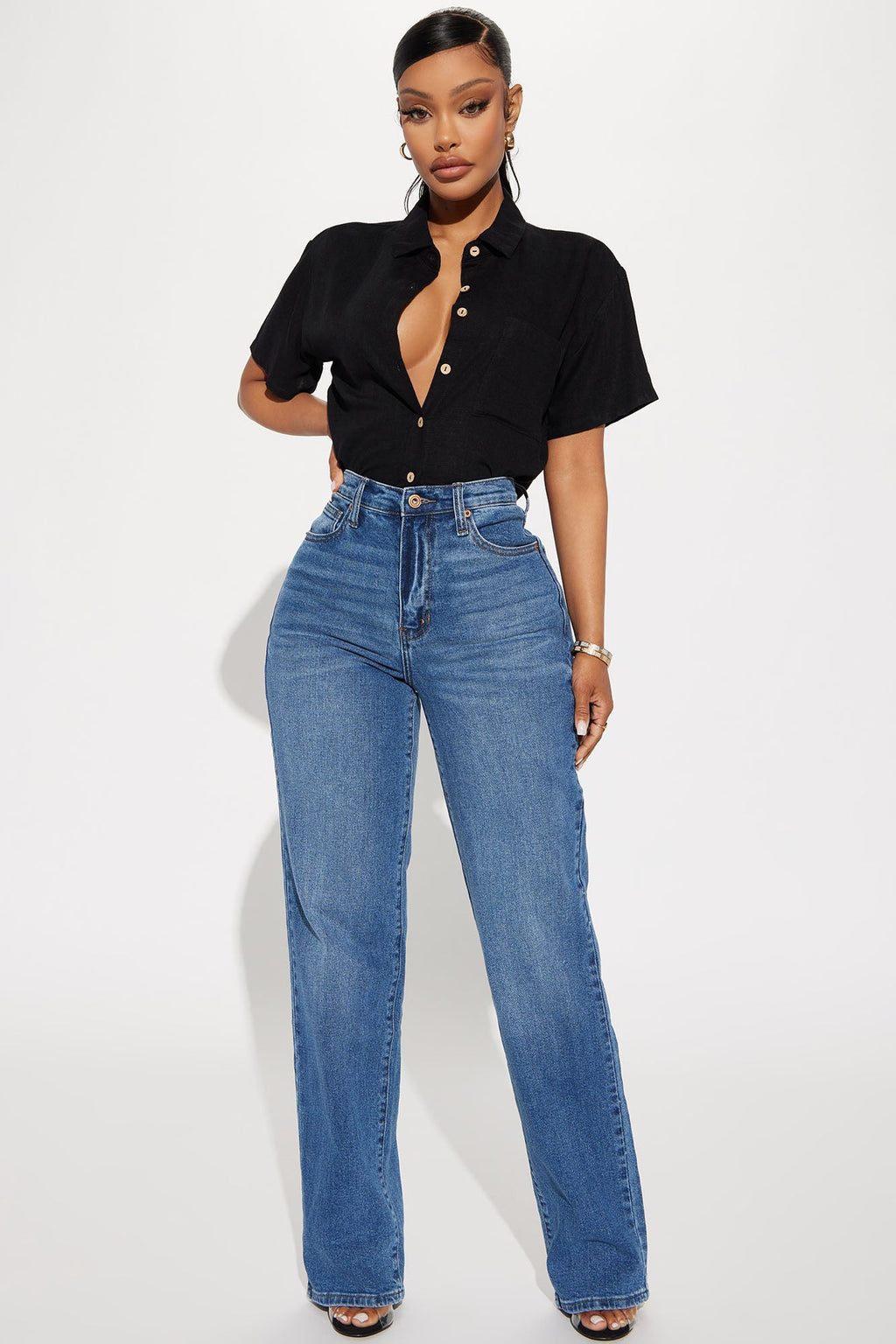 Just Another Day Linen Shirt - Black