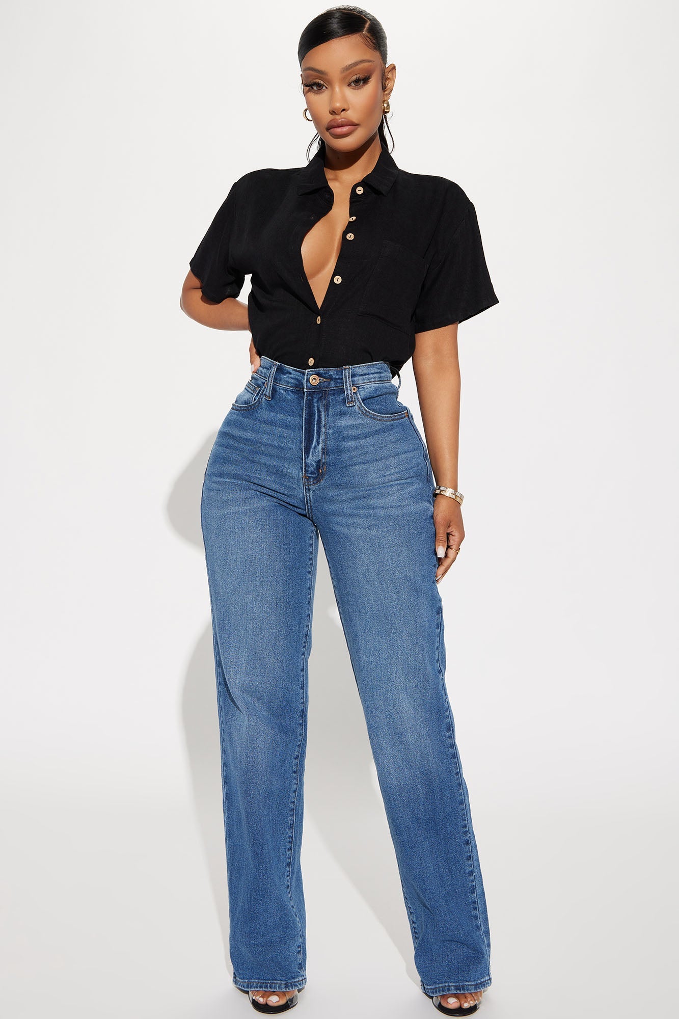 Just Another Day Linen Shirt - Black