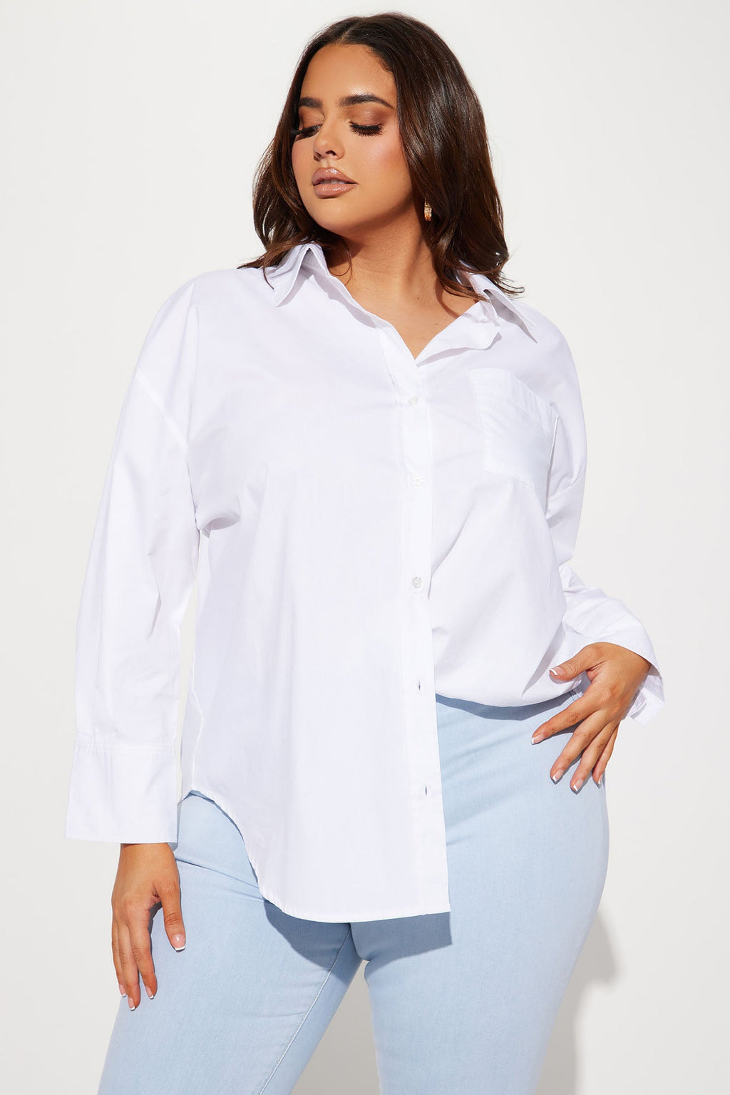 Closet Staple Poplin Shirt - White