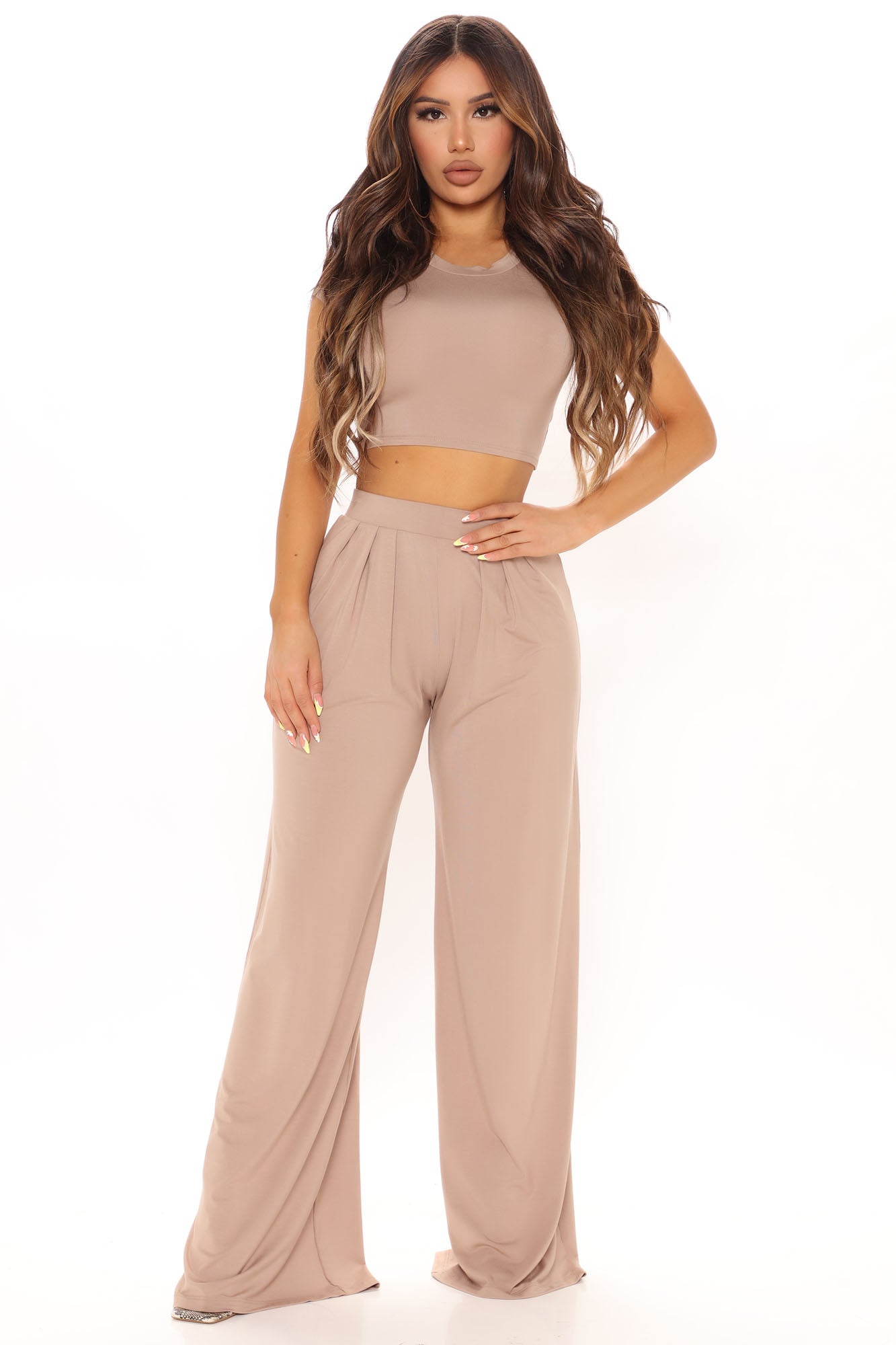 Chosen One Pant Set - Taupe