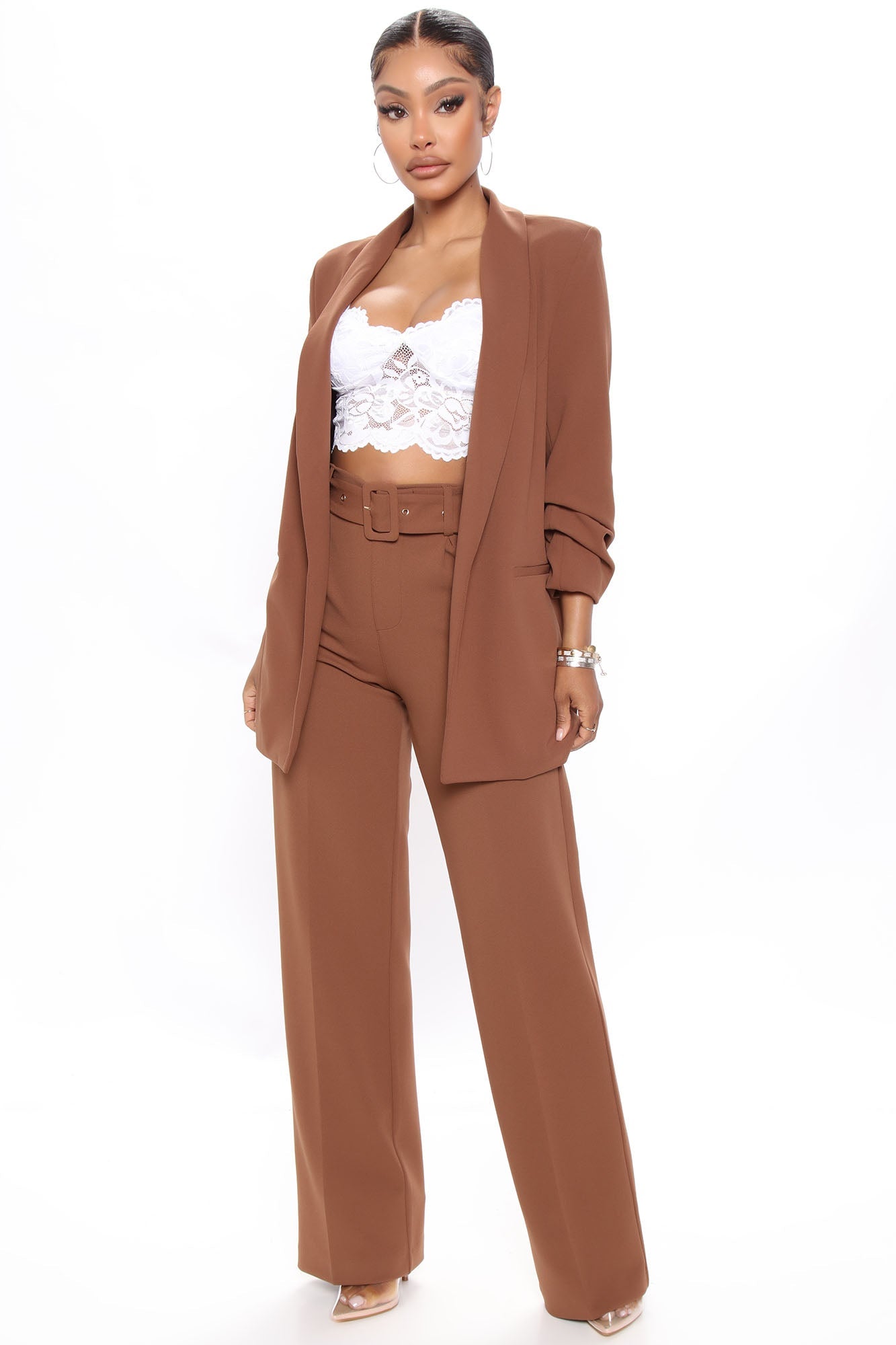 The Celine Blazer - Brown