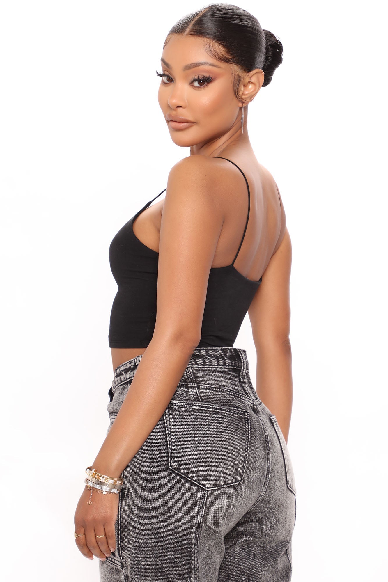 KiKi Cropped Top - Black