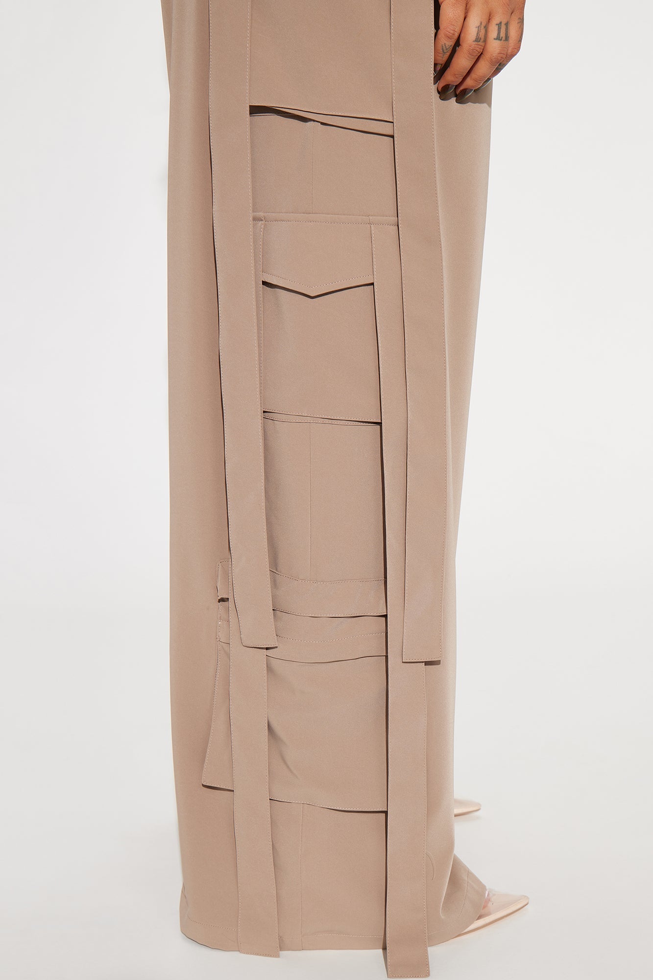 Archive Me Cargo Wide Leg Pant - Khaki