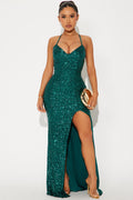 Katie Sequin Gown - Hunter