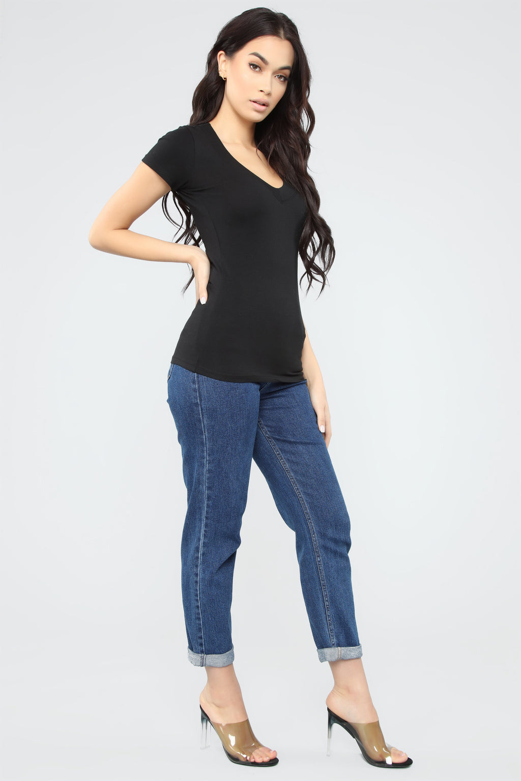 Not On My Level Top - Black