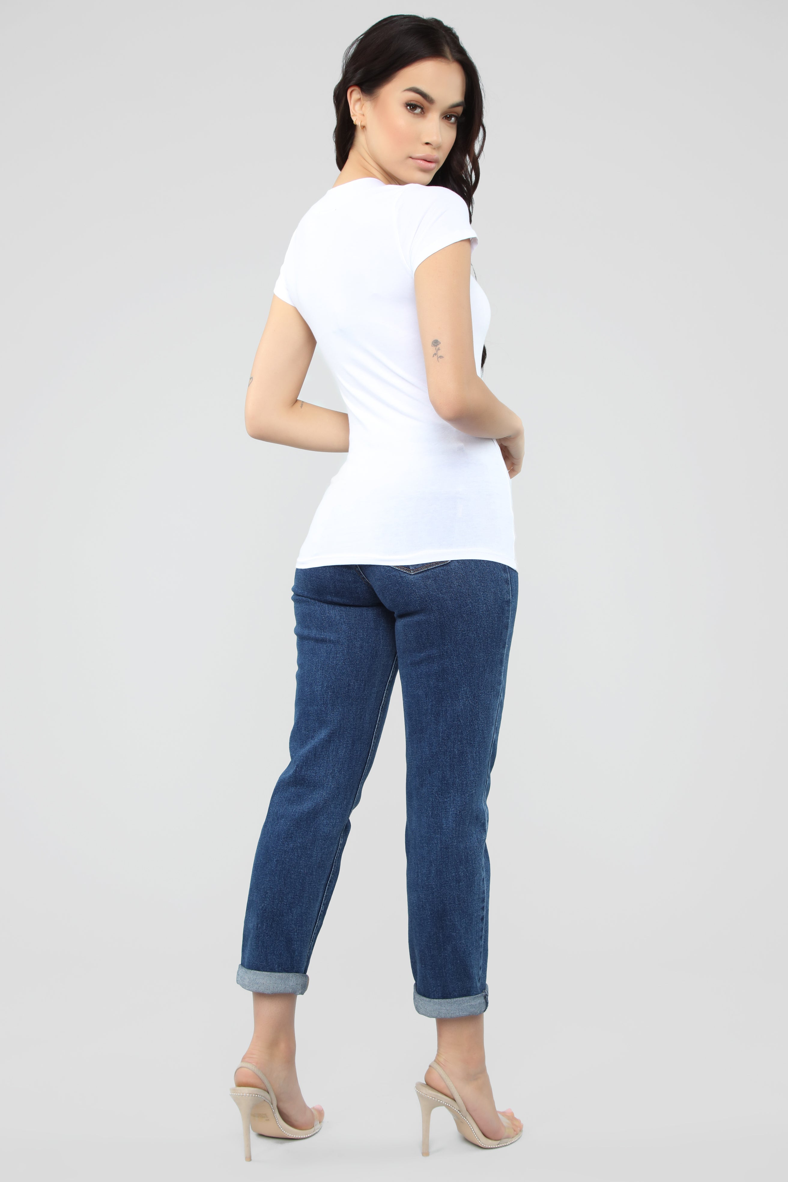 Not On My Level Top - White