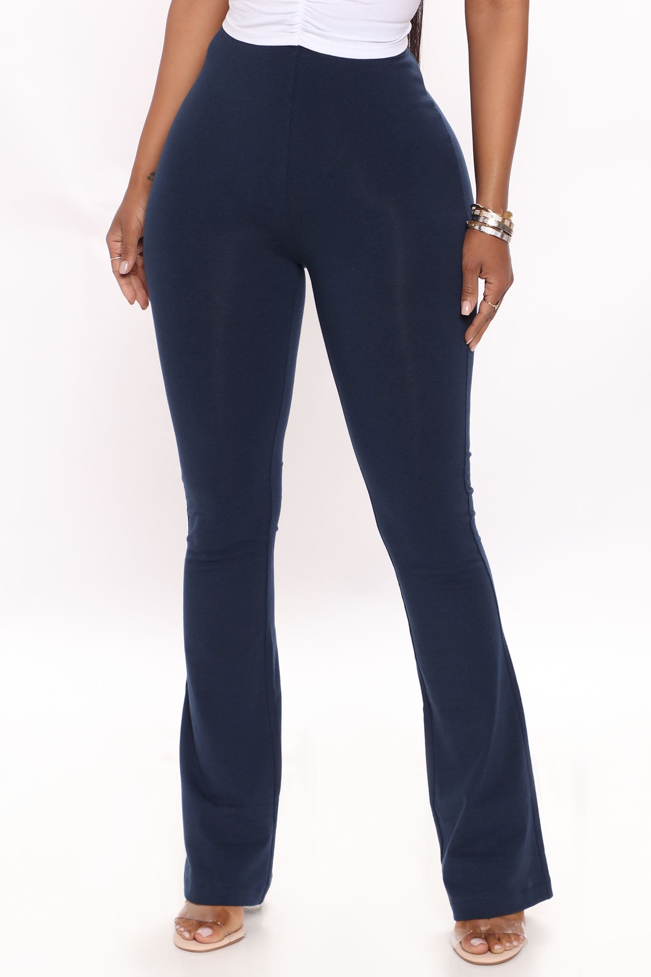 Adriana Flare Pant - Navy