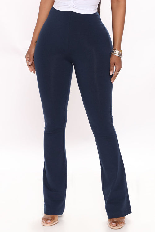Adriana Flare Pant - Navy