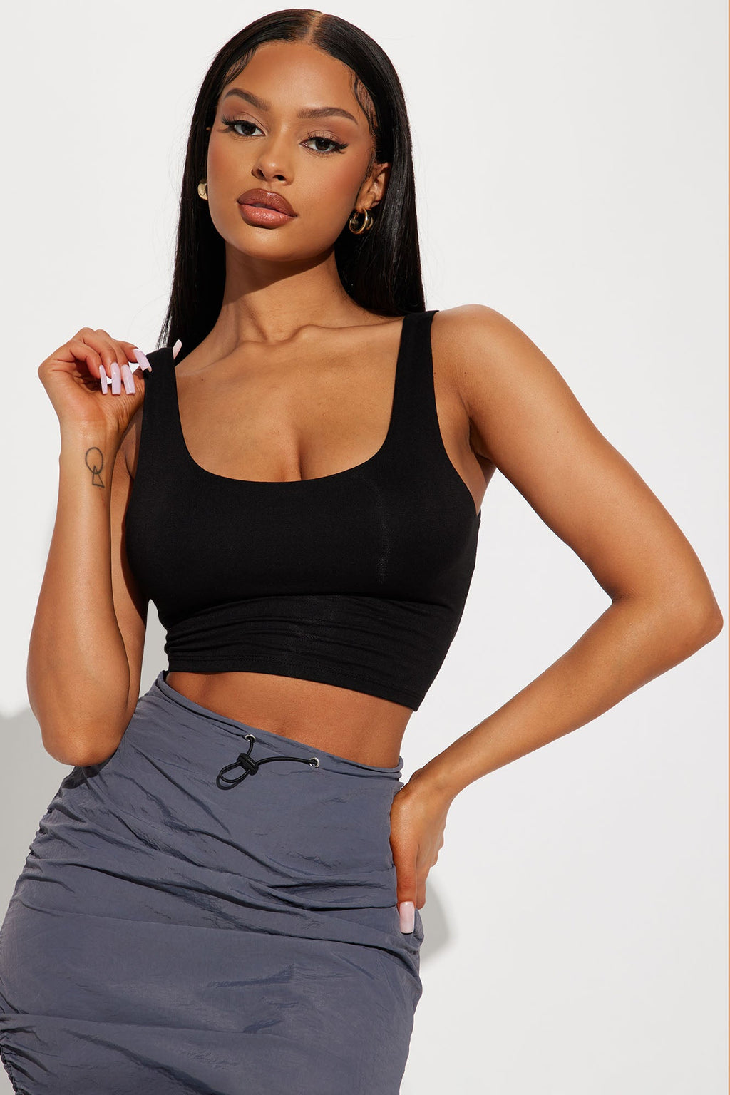 Emiah Crop Top - Black