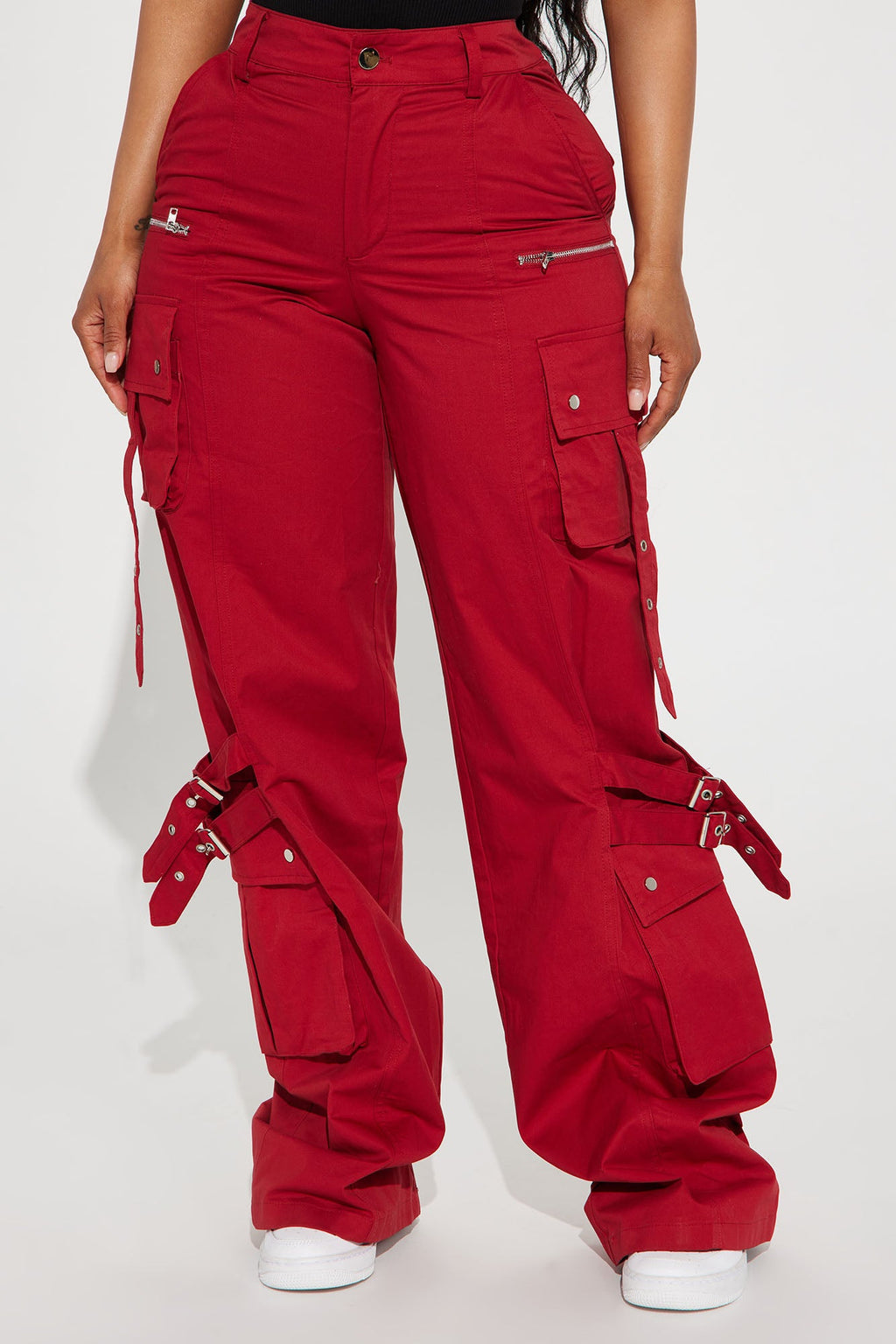Don't Need Your Approval Cargo Pant - Brick Red