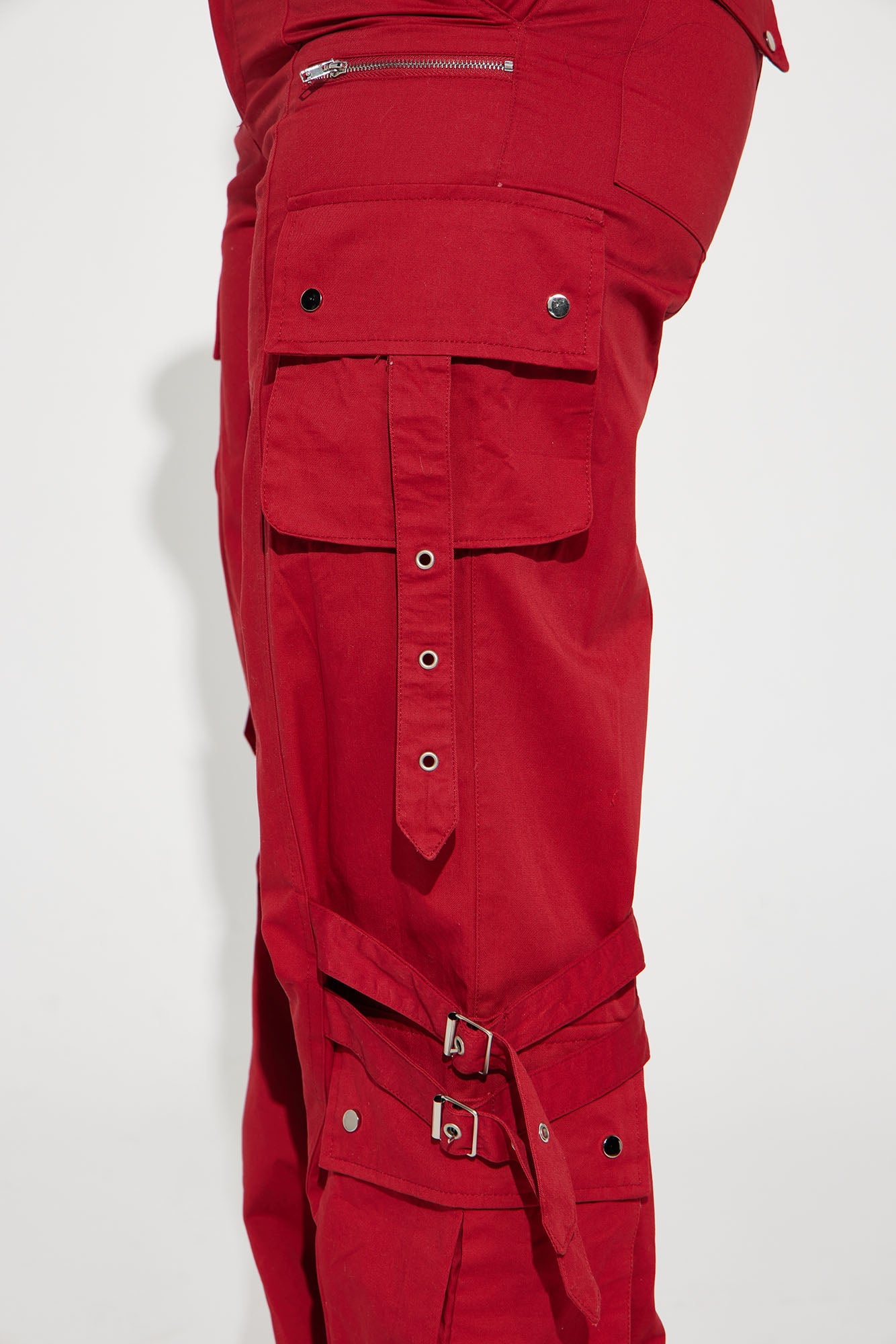 Don't Need Your Approval Cargo Pant - Brick Red