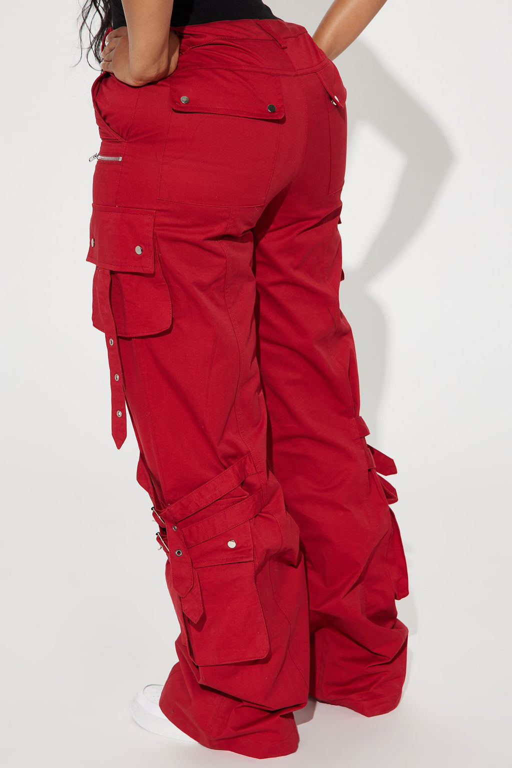 Don't Need Your Approval Cargo Pant - Brick Red