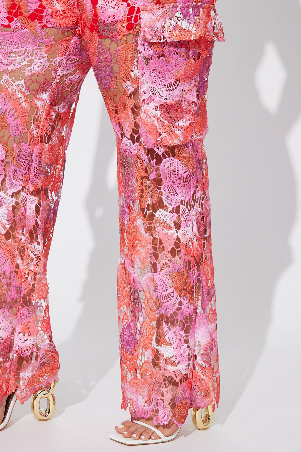 Rosy Babe Pant Set - Pink/combo