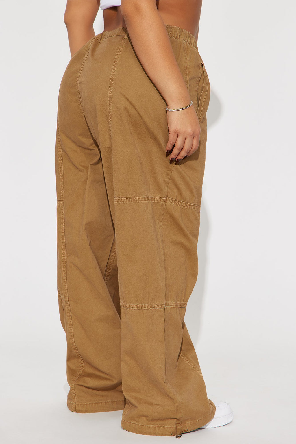 Olivia Wide Leg Jogger - Mocha