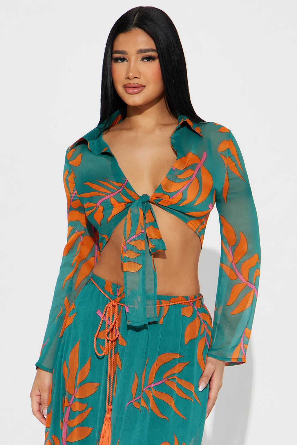 Another Vacation Skirt Set - Emerald