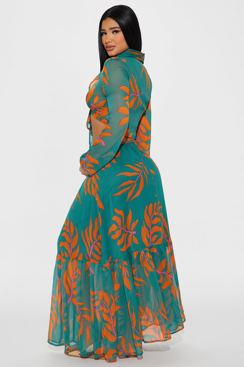 Another Vacation Skirt Set - Emerald