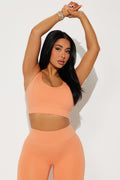 Work Harder Sports Bra - Orange