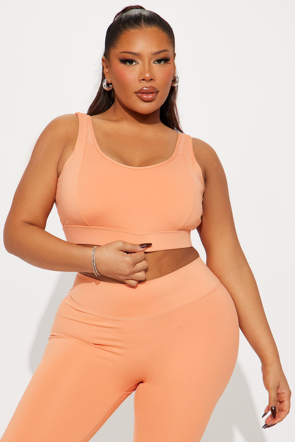 Work Harder Sports Bra - Orange